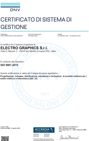Certificazione UNI EN ISO 9001