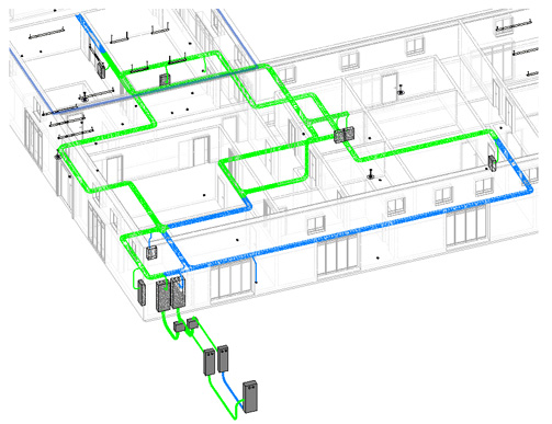 Instradamento dei cavi in Revit con EGlink